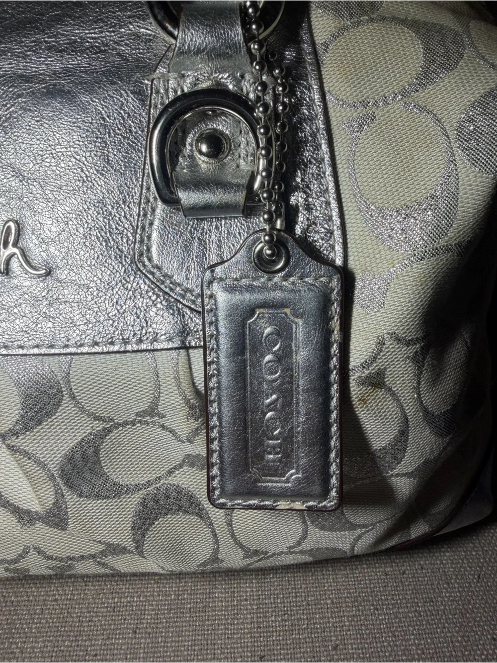 Coach Ashley Signature Satchel (Style F15804)